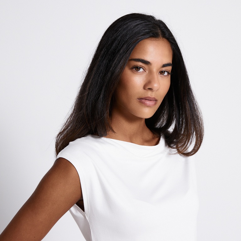 Soft feel top "Livia" Off white